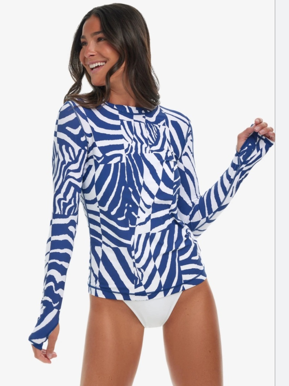 Jantzen BloqUV Navy Long Sleeve Sun Shirt